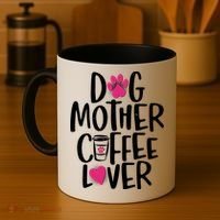 Cute Dog Mother Coffee Lover Coffee Mug thumb 4
