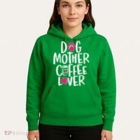 Cute Dog Mother Coffee Lover Hoodie thumb 5