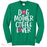 Cute Dog Mother Coffee Lover Sweatshirt thumb 0