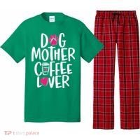 Cute Dog Mother Coffee Lover Pajama Set thumb 0