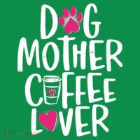 Cute Dog Mother Coffee Lover Ornament thumb 1