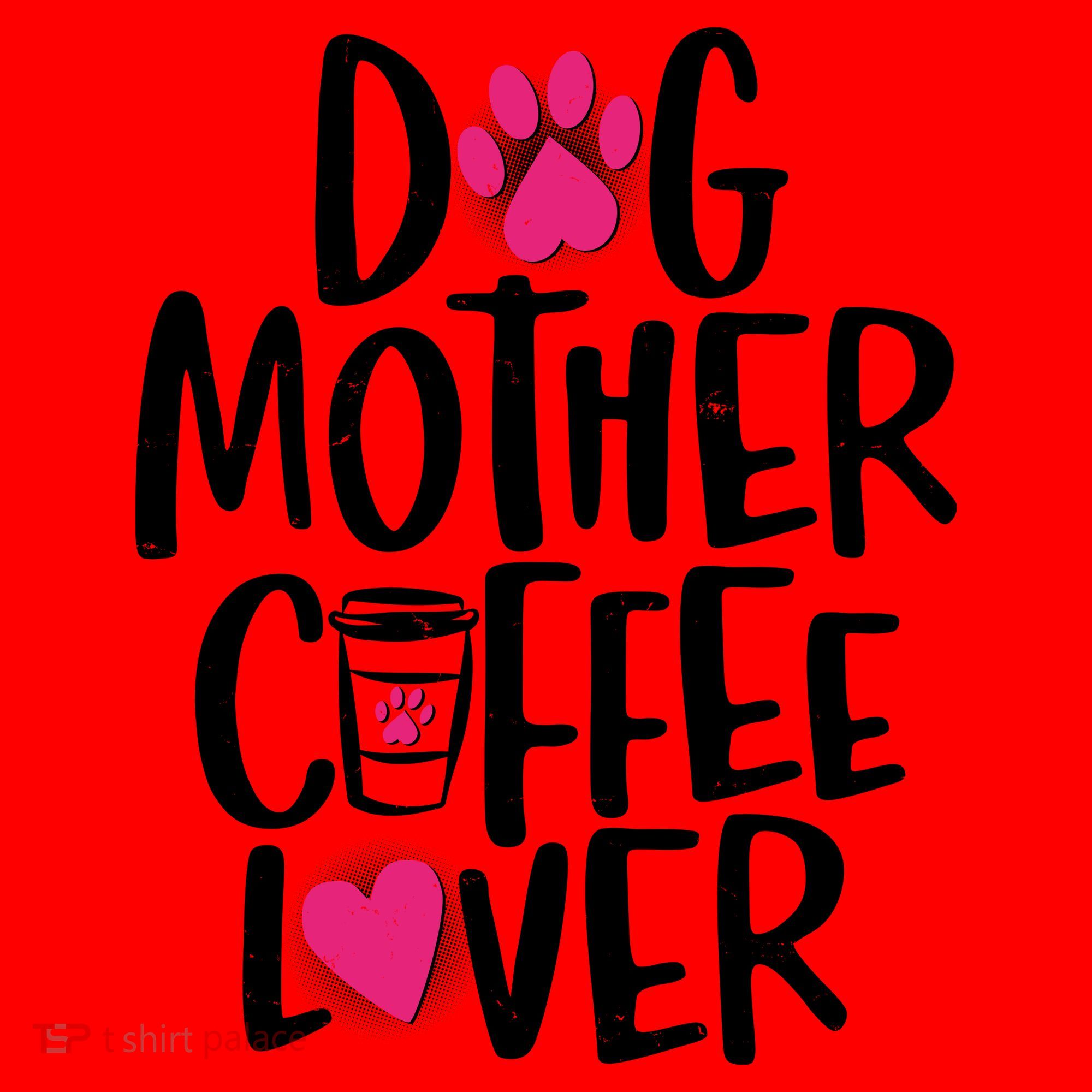 Cute Dog Mother Coffee Lover Santa Hat