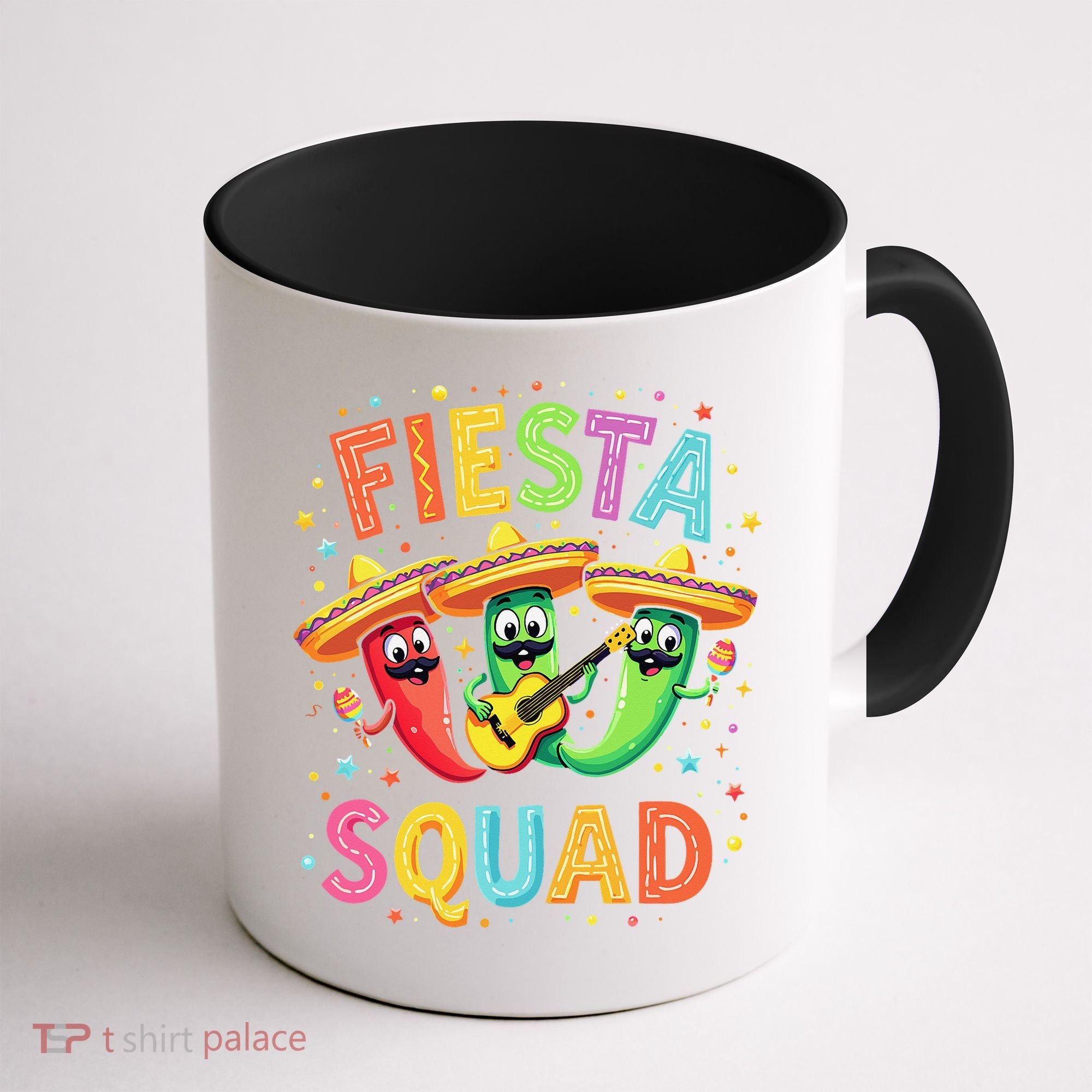 Cinco De Mayo Fiesta Squad Chili Peppers Mexican Party Coffee Mug