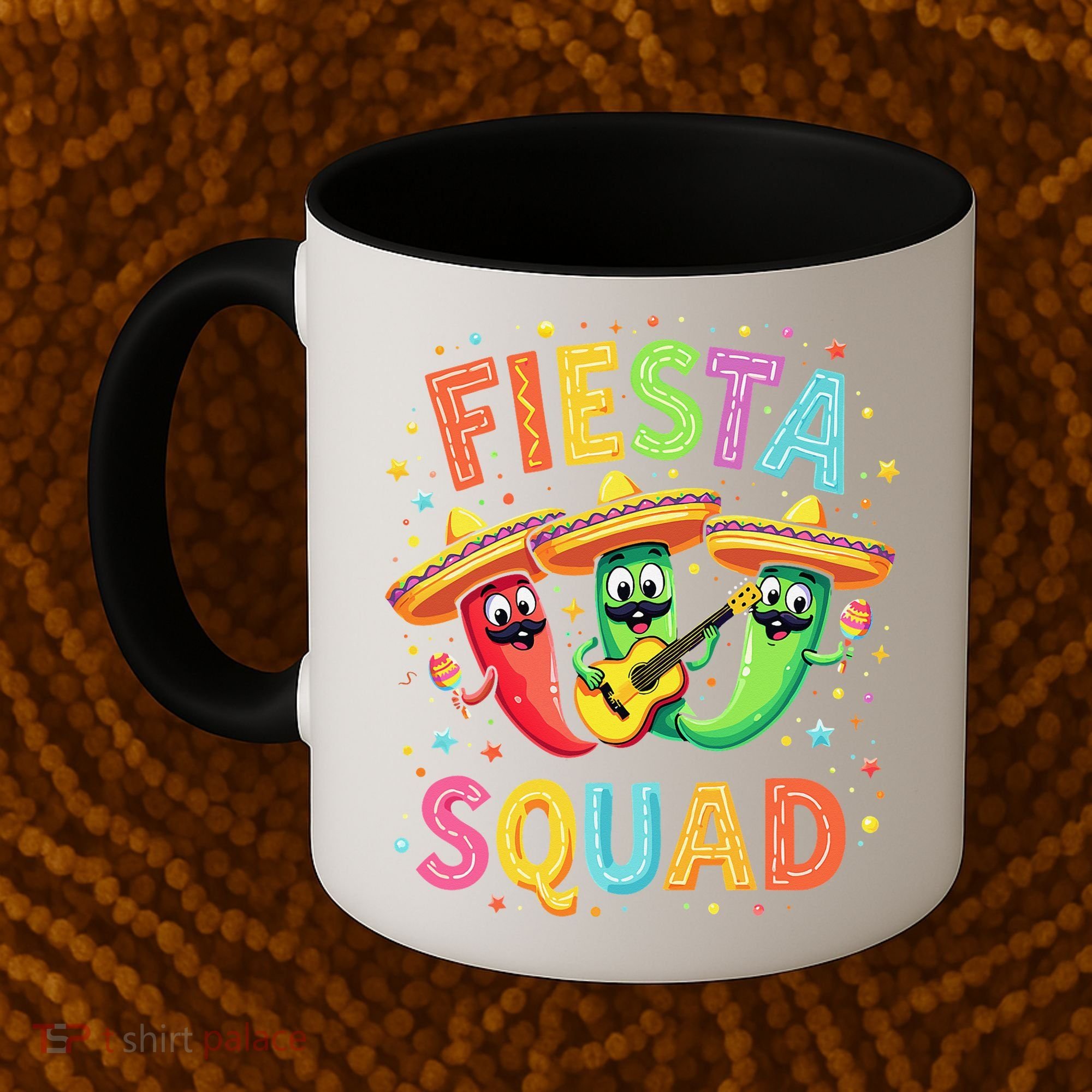 Cinco De Mayo Fiesta Squad Chili Peppers Mexican Party Coffee Mug