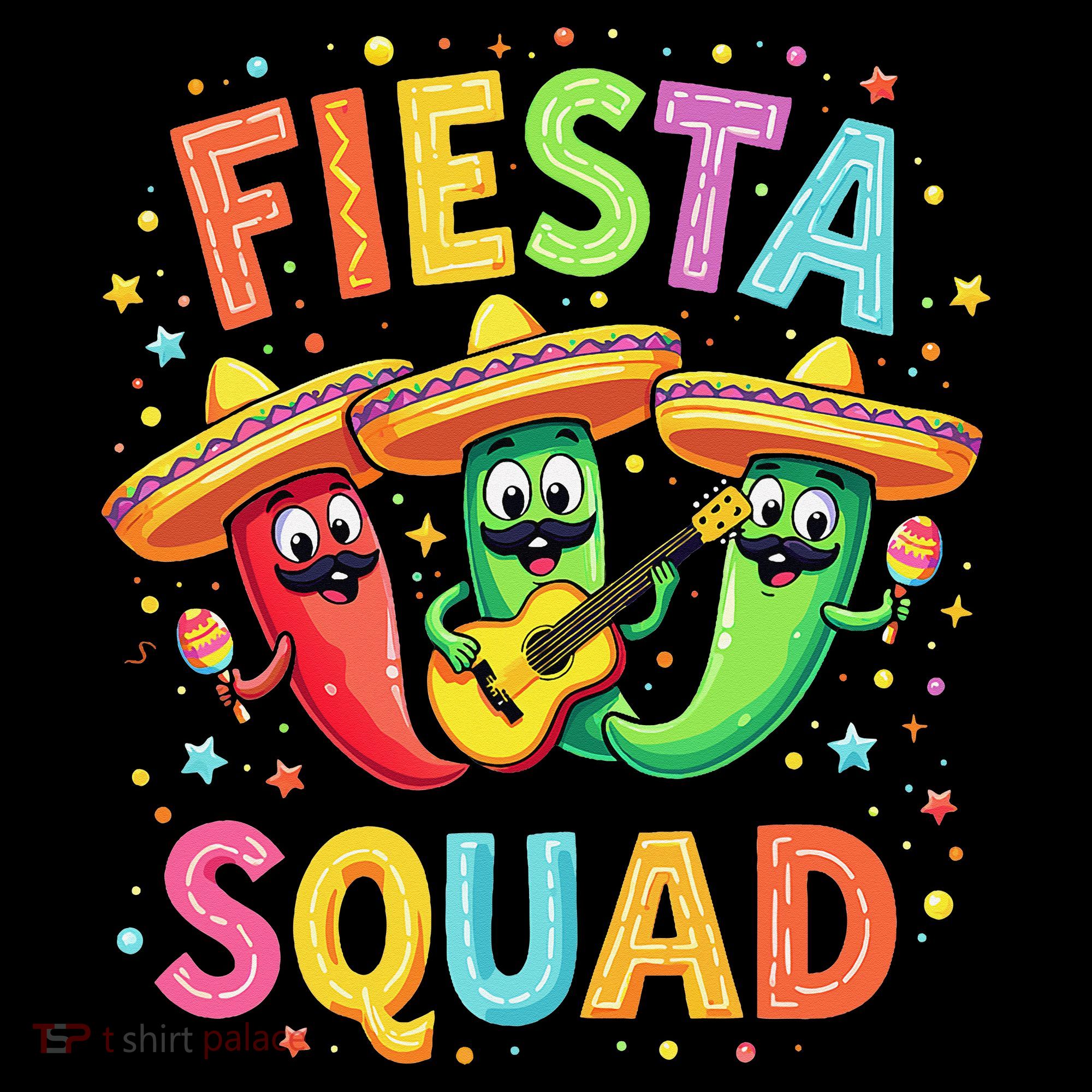 Cinco De Mayo Fiesta Squad Chili Peppers Mexican Party Coffee Mug