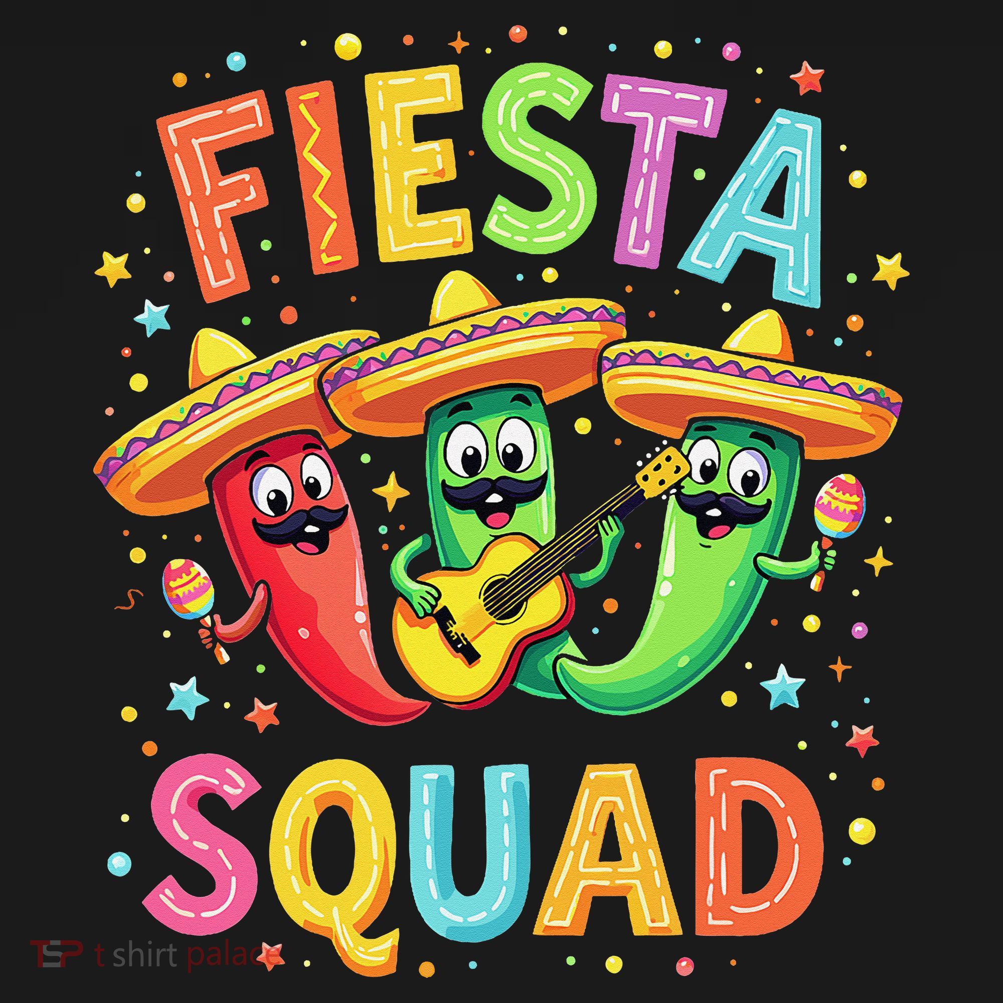 Cinco De Mayo Fiesta Squad Chili Peppers Mexican Party Women's Tank Top