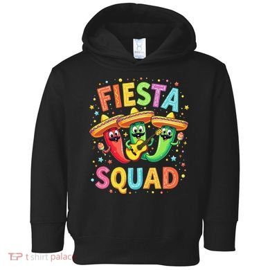 Cinco De Mayo Fiesta Squad Chili Peppers Mexican Party Toddler Hoodie