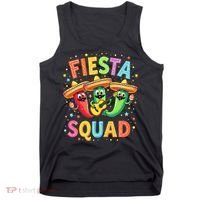Cinco De Mayo Fiesta Squad Chili Peppers Mexican Party Tank Top thumb 0