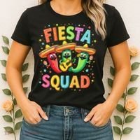 Cinco De Mayo Fiesta Squad Chili Peppers Mexican Party Women's T-Shirt thumb 2