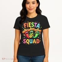 Cinco De Mayo Fiesta Squad Chili Peppers Mexican Party Women's T-Shirt thumb 4