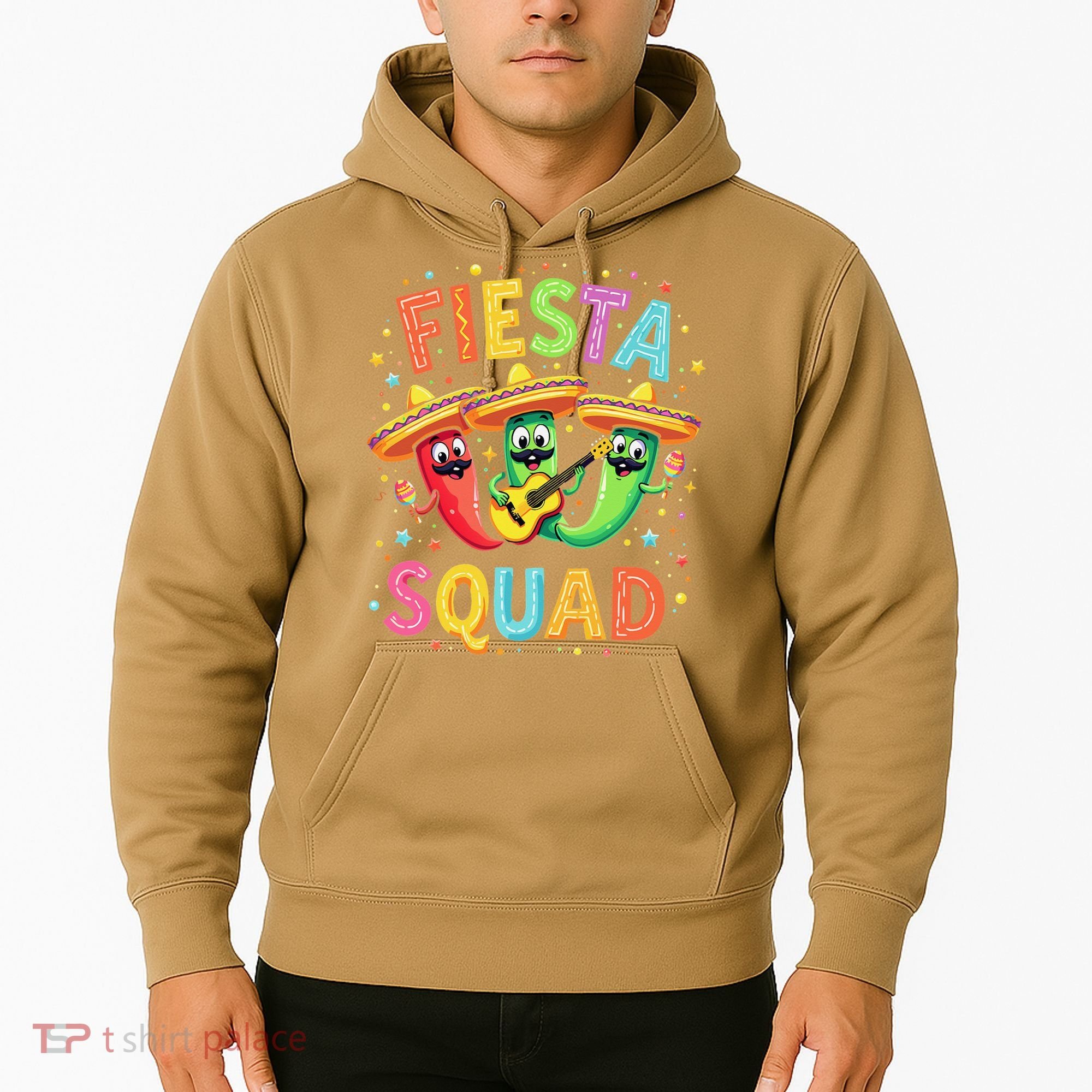 Cinco De Mayo Fiesta Squad Chili Peppers Mexican Party Hoodie