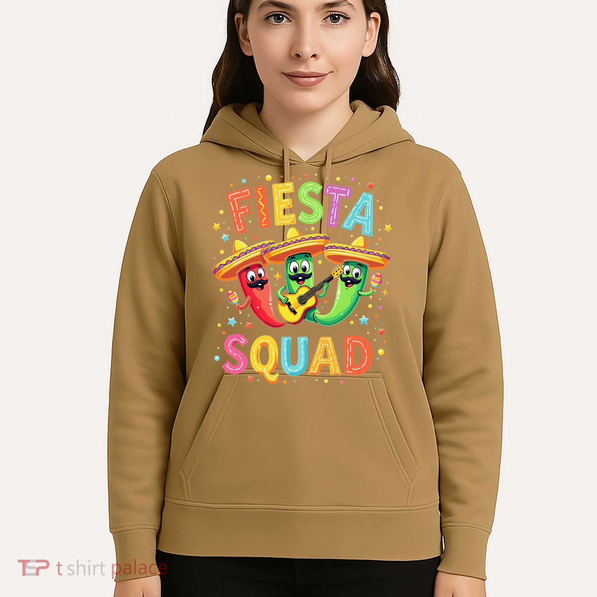 Cinco De Mayo Fiesta Squad Chili Peppers Mexican Party Hoodie
