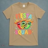 Cinco De Mayo Fiesta Squad Chili Peppers Mexican Party T-Shirt thumb 5