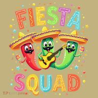 Cinco De Mayo Fiesta Squad Chili Peppers Mexican Party Mousepad thumb 1