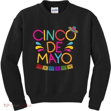 Cinco De Mayo Fiesta Kids Sweatshirt
