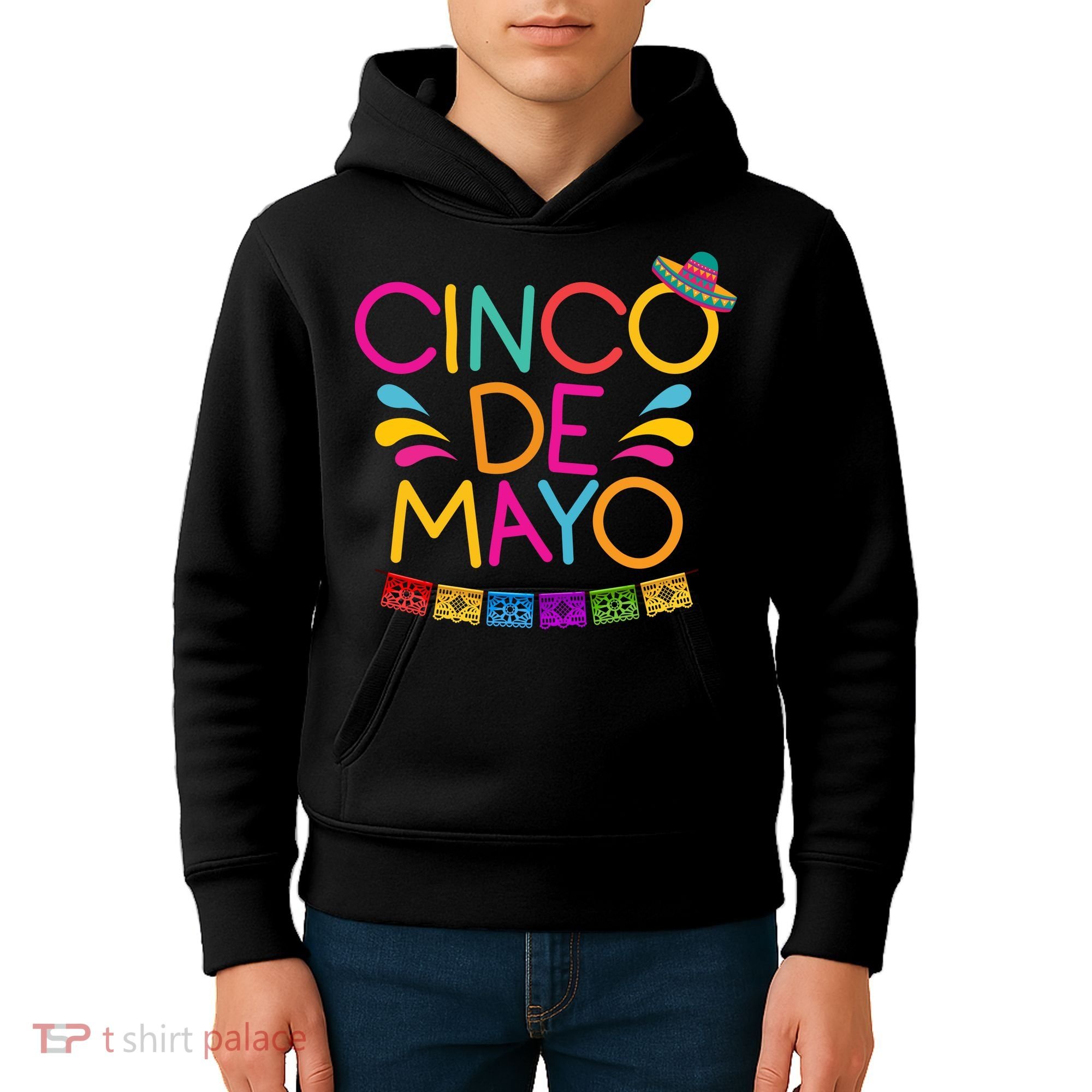 Cinco De Mayo Fiesta Kids Hoodie