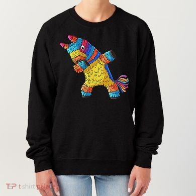 Cinco De Mayo Dabbing Donkey Pinata Funny Mexican Dab Women's Sweatshirt