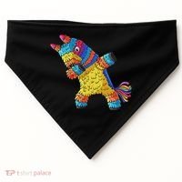 Cinco De Mayo Dabbing Donkey Pinata Funny Mexican Dab USA-Made Doggie Bandana thumb 0