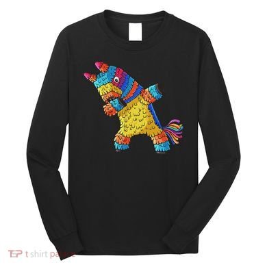 Cinco De Mayo Dabbing Donkey Pinata Funny Mexican Dab Long Sleeve Shirt