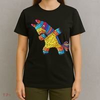 Cinco De Mayo Dabbing Donkey Pinata Funny Mexican Dab T-Shirt thumb 4