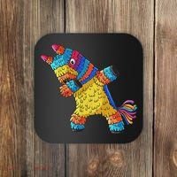 Cinco De Mayo Dabbing Donkey Pinata Funny Mexican Dab Coaster thumb 0