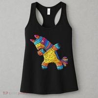 Cinco De Mayo Dabbing Donkey Pinata Funny Mexican Dab Women's Tank Top thumb 3