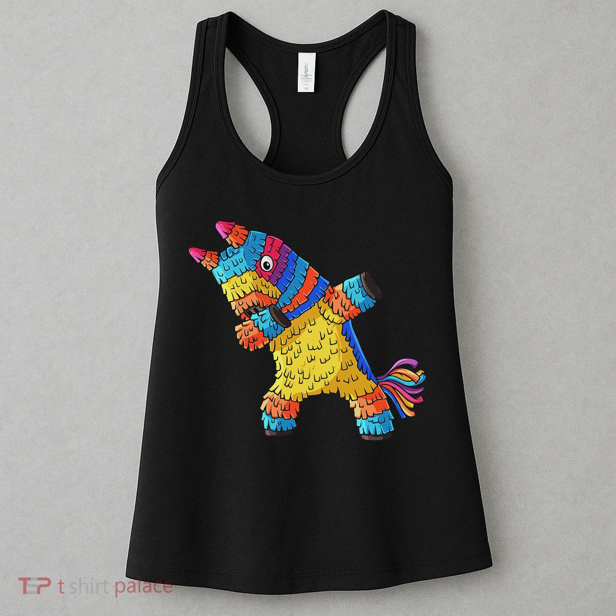 Cinco De Mayo Dabbing Donkey Pinata Funny Mexican Dab Women's Tank Top