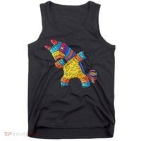 Cinco De Mayo Dabbing Donkey Pinata Funny Mexican Dab Tank Top thumb 0