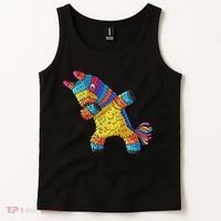 Cinco De Mayo Dabbing Donkey Pinata Funny Mexican Dab Tank Top thumb 2