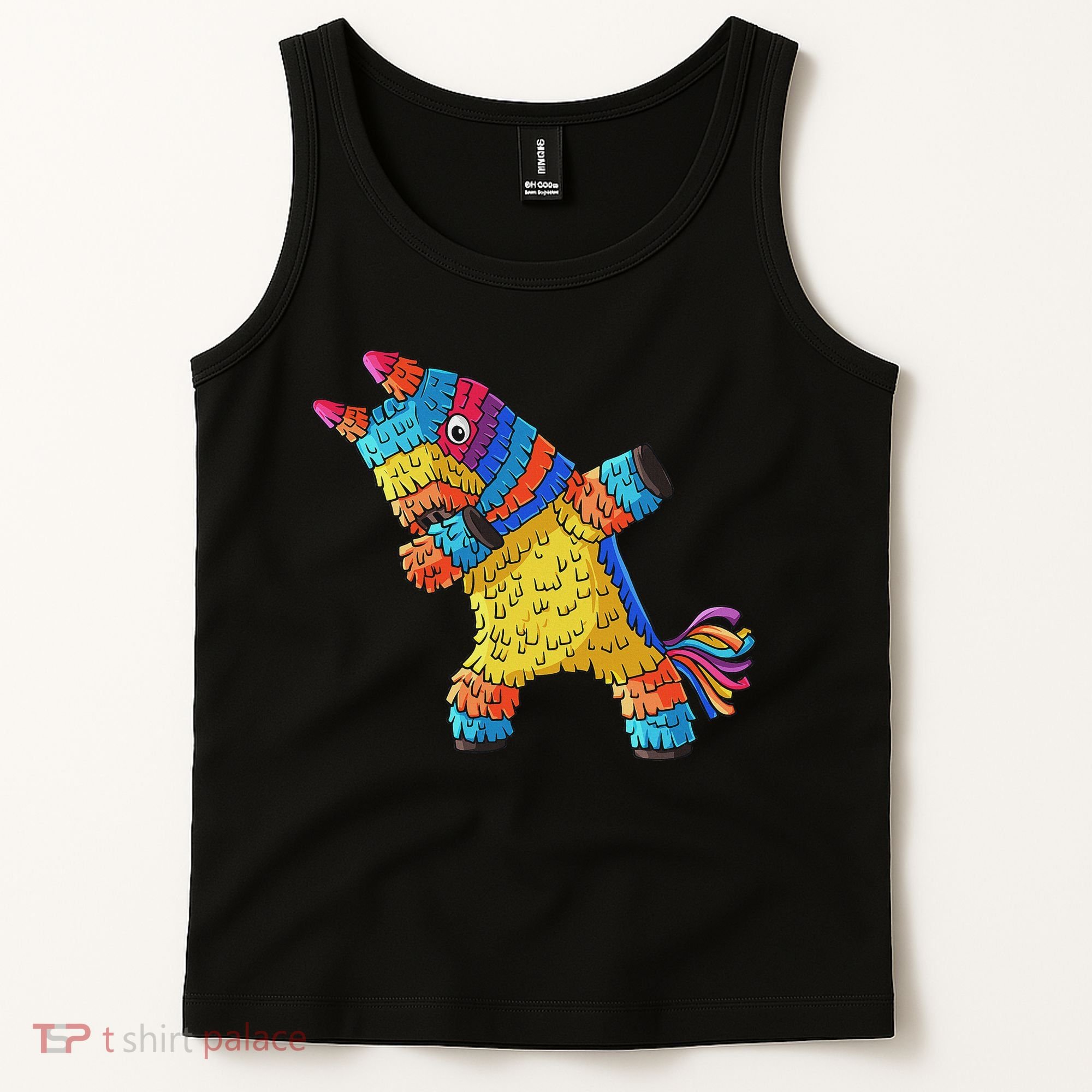 Cinco De Mayo Dabbing Donkey Pinata Funny Mexican Dab Tank Top