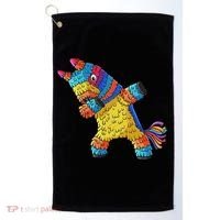 Cinco De Mayo Dabbing Donkey Pinata Funny Mexican Dab Golf Towel thumb 0