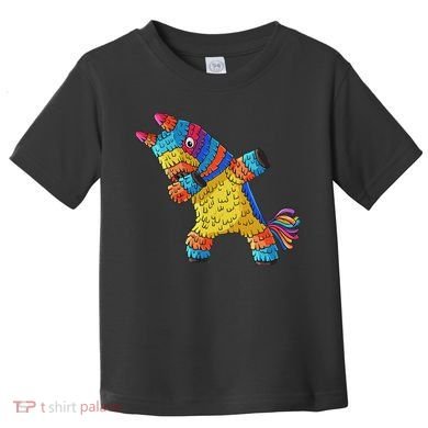 Cinco De Mayo Dabbing Donkey Pinata Funny Mexican Dab Toddler T-Shirt