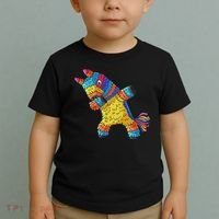 Cinco De Mayo Dabbing Donkey Pinata Funny Mexican Dab Toddler T-Shirt thumb 2