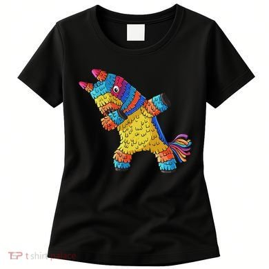 Cinco De Mayo Dabbing Donkey Pinata Funny Mexican Dab Women's T-Shirt