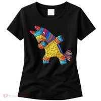 Cinco De Mayo Dabbing Donkey Pinata Funny Mexican Dab Women's T-Shirt thumb 0