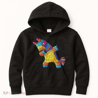 Cinco De Mayo Dabbing Donkey Pinata Funny Mexican Dab Kids Hoodie