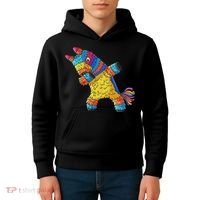 Cinco De Mayo Dabbing Donkey Pinata Funny Mexican Dab Kids Hoodie thumb 4