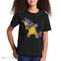 Cinco De Mayo Dabbing Donkey Pinata Funny Mexican Dab Kids T-Shirt thumb 2