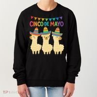 Cinco De Mayo Llama Fiesta Ultimate May 5th Party Vibe Women's Sweatshirt thumb 0
