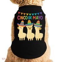 Cinco De Mayo Llama Fiesta Ultimate May 5th Party Vibe Doggie Tank thumb 0