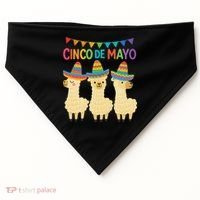 Cinco De Mayo Llama Fiesta Ultimate May 5th Party Vibe USA-Made Doggie Bandana thumb 0