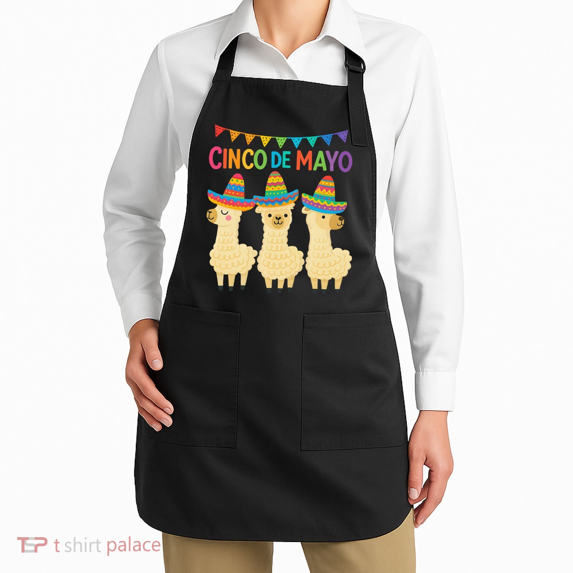 Cinco De Mayo Llama Fiesta Ultimate May 5th Party Vibe Apron