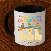 Cinco De Mayo Llama Fiesta Ultimate May 5th Party Vibe Coffee Mug thumb 2