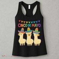 Cinco De Mayo Llama Fiesta Ultimate May 5th Party Vibe Women's Tank Top thumb 3