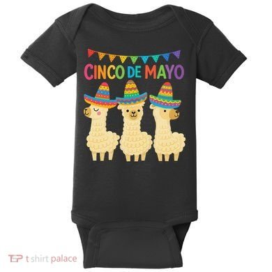 Cinco De Mayo Llama Fiesta Ultimate May 5th Party Vibe Baby Bodysuit