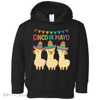 Cinco De Mayo Llama Fiesta Ultimate May 5th Party Vibe Toddler Hoodie thumb 0