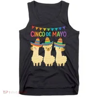 Cinco De Mayo Llama Fiesta Ultimate May 5th Party Vibe Tank Top thumb 0