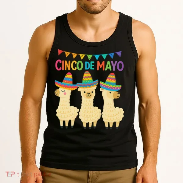 Cinco De Mayo Llama Fiesta Ultimate May 5th Party Vibe Tank Top