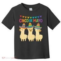 Cinco De Mayo Llama Fiesta Ultimate May 5th Party Vibe Toddler T-Shirt thumb 0