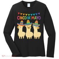 Cinco De Mayo Llama Fiesta Ultimate May 5th Party Vibe Women's Long Sleeve Shirt thumb 0